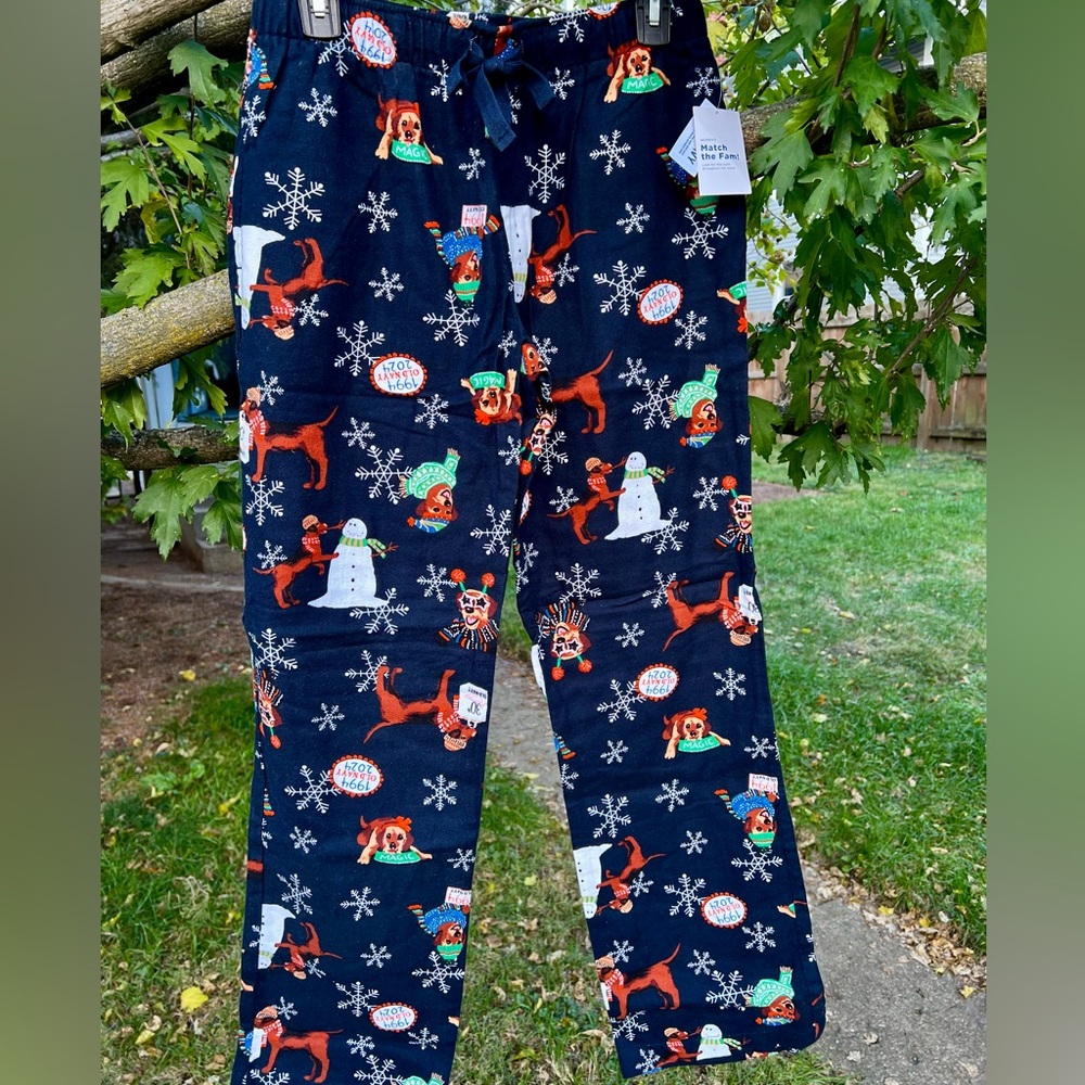 Old Navy Match 1994 Fam Flannel Mid-Rise Elastic Pant Christmas Holiday Pajama S